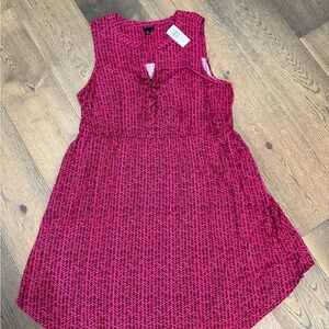 Torrid Pink and Black Geometric Dress NWT Size 2X